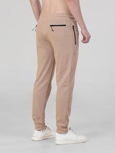 Image of TURMS Men's Travel Edition Track Pants, Odor Control & Breathable, Running & Gym Sports Joggers, Night Pants for Mens