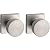 Kwikset Pismo Interior Passage Door Knob, Handle For Closet and Hallway Doors, Non-Locking Doorknob in Satin Nickel, with Microban Protection