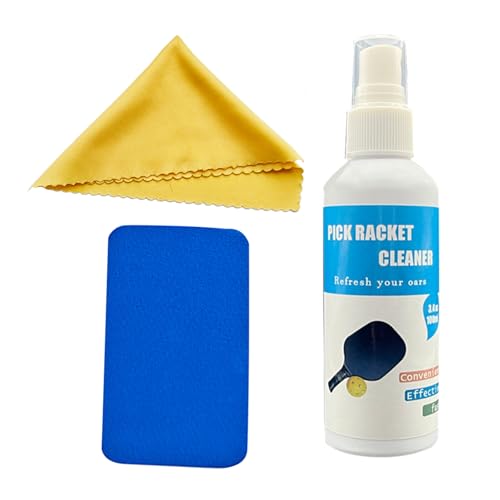 YIGZYCN Pickleballs-Reinigungssprays, 100 ml, tragbar, Pickleball-Paddel-Reiniger für verbesserte Rotation und Genauigkeit, Pickleball-Paddel, Reinigungssprays