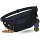 PiuPet® Leckerlitasche für Hunde I Stylische & wasserdichte Gassitasche Hunde mit 3 Reißverschlussfächern I 2-in-1 Bauchtasche Hundetraining & Umhängetasche I Mit herausnehmbare Innentasche (Schwarz)