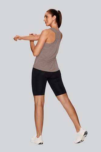 Image of XIEERDUO Tank Top for Women Racerback Sleeveless Workout Tops Loose Fit Yoga Running Gym Shirts for Women