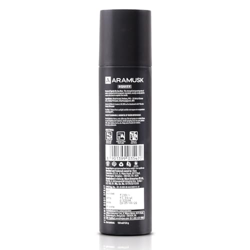 Image of Aramusk Equity NO GAS Perfume Body Spray for Men | Long Lasting Masculine Fragrance - 150mL