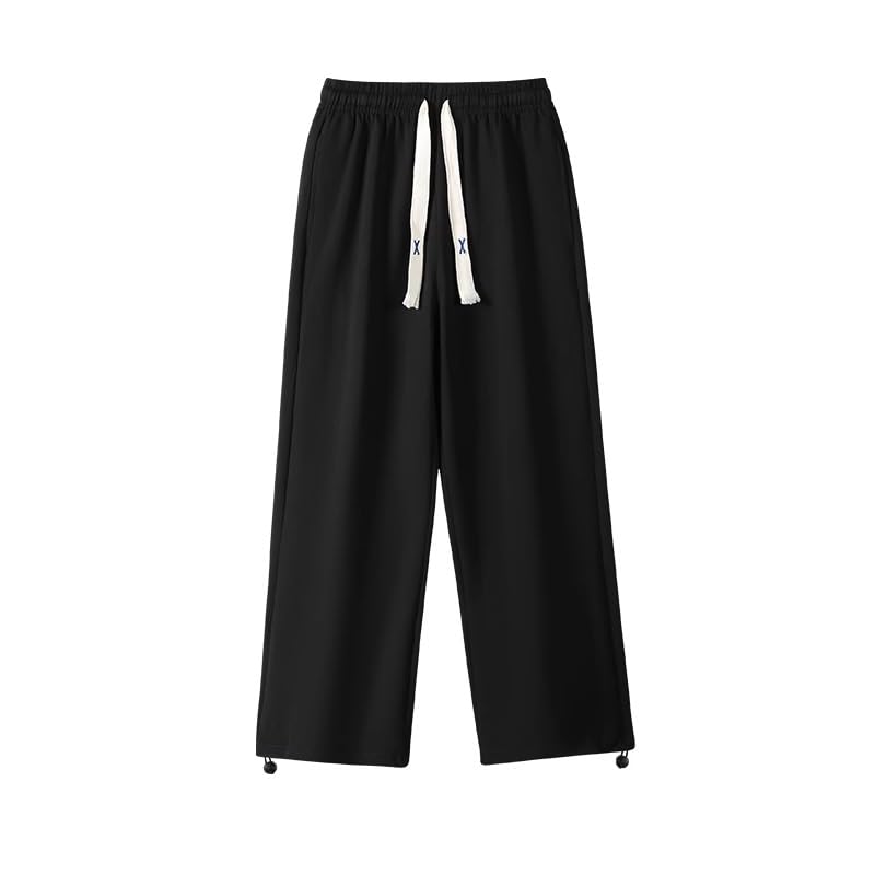 Pantalones De Jogging Ligeros For Hombre, Tejido De Malla, Pantalones De Entrenamiento, Puños Abiertos, Pantalones Deportivos, Transpirables, Pantalones Largos De Ocio, Pantalones De Chándal