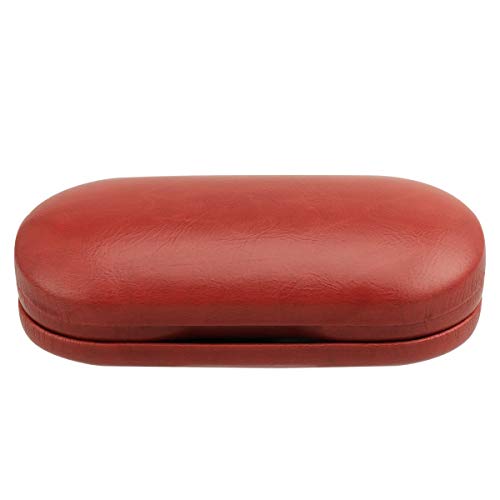 PG6 FF1 Double Sided 2 in 1 Dual Glasses and Contacts Case, Red, One Size