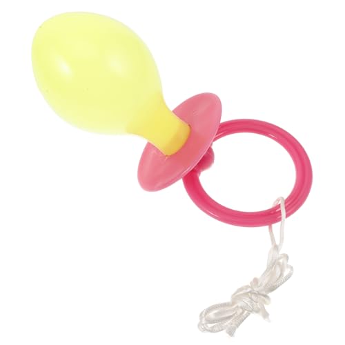 BAZEITFLOW Chupete Gigante Rosa de Plástico para Disfraces de Halloween y Fiestas, Accesorio Práctico y Divertido para Sesiones de Fotos y Cosplay Infantil BAZEITFLOW Chupete Gigante Rosa de Plástico para Disfraces de Halloween y Fiestas, Accesorio Práctico y Divertido para Sesiones de Fotos y Cosplay Infantil