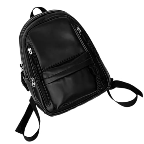 Mochila para portátil que soluciona la falta de espacio con piel sintética suave 6