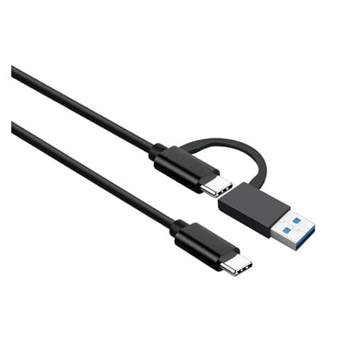 2 IN 1 USB 3.0 A TY>pe C 5A 高速 OTG 5Gbps データ転送ケーブル モバイル SSD HDD ハードドライブエンクロージャ PC用