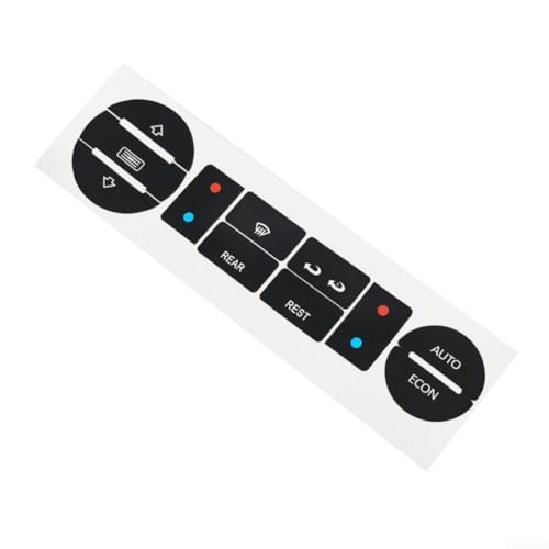 Sileduove Climate Control Button Repair Overlay Decal For T5 for T6 Interior Switch Sticker With Light Penetration Design - Image 6