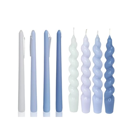 10 in. Straight Taper Candles, Orange - 12 Piece