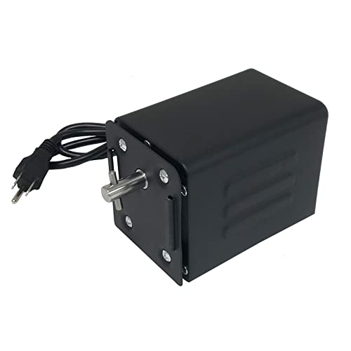 Commercial Bargains Electric Heavy-Duty Stainless Steel Spit Automatic Rotisserie Motor for Pig, Chicken, Turkey, Lamb, and More (13 Watt - Up to 80lbs) 