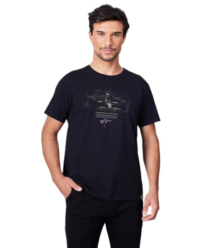 Camiseta Est Fearless In The Rain Senna Reserva Preto P