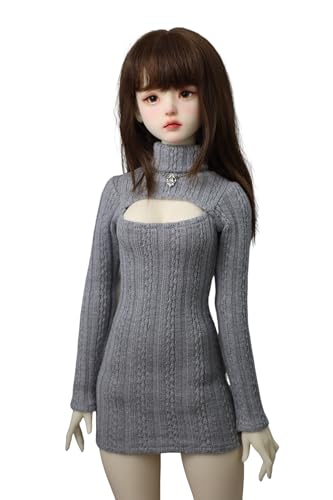 HAMRETHYPPZ 1/3 1/4 1/6 BJDqZbgABJD q bjdh[ O[̃nClbN̖̉Ԃ̋̃XJ[gÃs[XAH~̃s[XAZNV[ȃs[X(wbhAf̂͊܂܂܂) O[ (1/3)