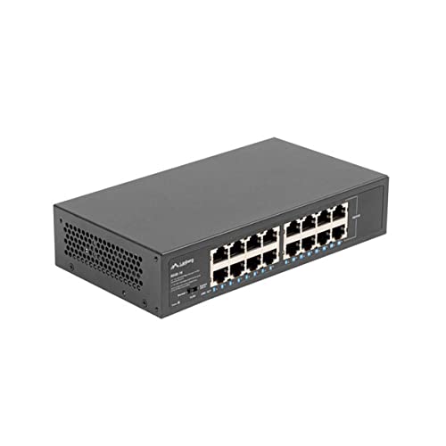 Switch LANBERG 16 Puertos GIGABIT ETHERNET Rack 10