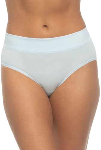 Image of Felina Womens 5 Pack Pima Cotton Wide Waistband Hipster