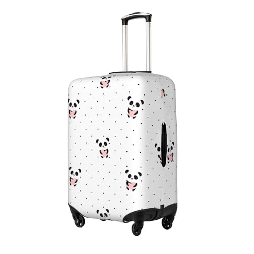 Cute Panda Cartoon Travel Luggage Cover Suitcase Protector Bag,Anti-Scratch Fits 18-32 Inch Luggage,Suitcase Sleeve For Kid And Adult,Large2