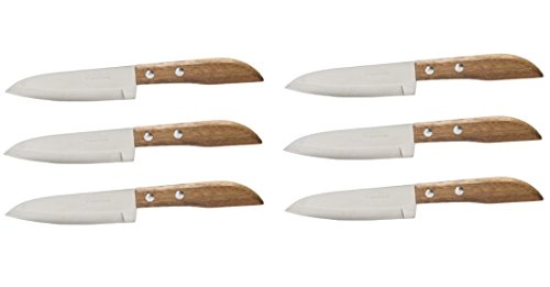 bick. Shop Coltello da Cucina con Manico in Legno Estremamente affilato Coltello da Frutta Coltelli da Bistecca Sushi – Coltello Multiuso (6)