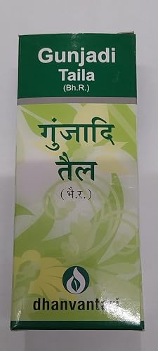 Image of Gunjadi Oil 100ml (Pack of 2) Dhanvantari guj herb