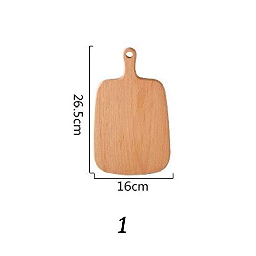 Tabla de cortar de madera con mango integrado miniatura 2