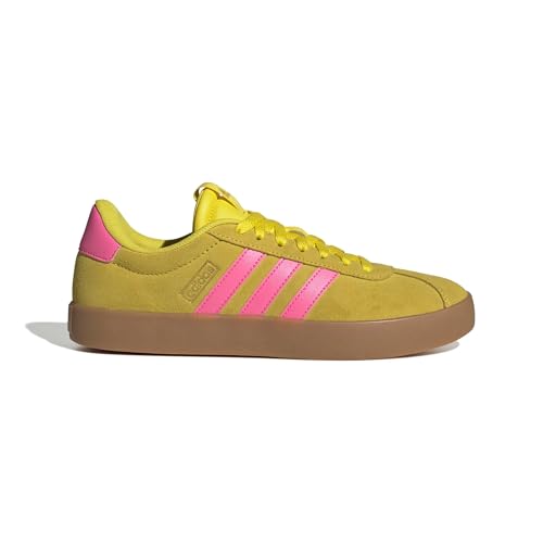adidas Damen VL Court 3.0 Shoes, Yellow/Lucid pink/Gold met., 36 EU – Ansicht 2