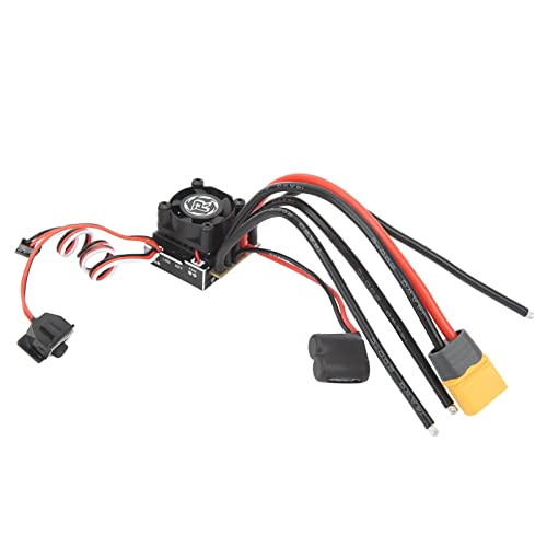 Motor Brushless 380 13.5T Sensored com TS80A Brushless ESC Combo Preto para 1/12 1/14 RC Car