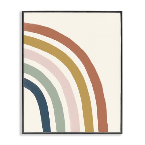 Sandy Rainbow Right Side Geometric, 11 x 14 Inch Framed Giclée Print