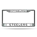 Rico Industries NFL Pittsburgh Steelers Chrome Plate Frame,12-Inch by 6-Inch,Silver