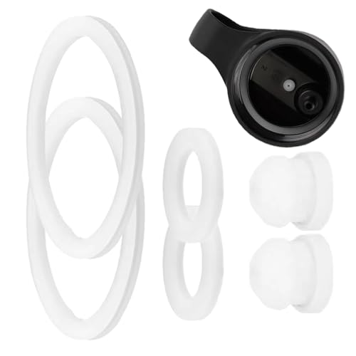 Reemplazo De Junta De Botella De Agua: Sello De Tapa De Pajita De Silicona De Alimenticio, Juego De Anillos De Taza, Cierre Flexible A Prueba De Fugas, Botellas De Onzas De Ajuste De Varios Tama