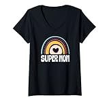 Photo Gallery donna super mom bohemian rainbow boho festa della mamma amore cuore maglietta con collo a v Photo Gallery donna super mom bohemian rainbow boho festa della mamma amore cuore maglietta con collo a v