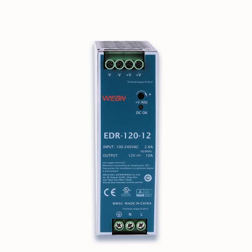 EDR-120-24 120W 24V 5A Alimentation Din Rail (24) Cover