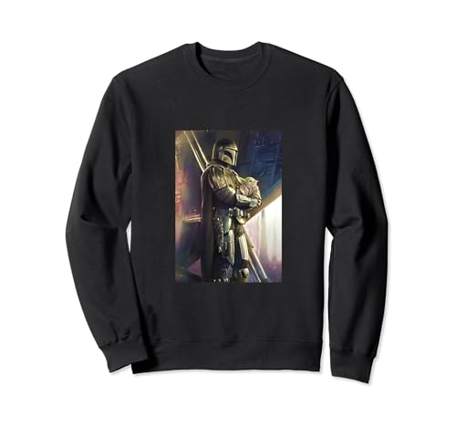 Sweatshirt Mandalorian fini les pulls ternes avec ce motif Star Wars durable