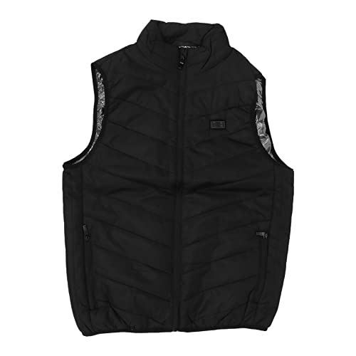Chaleco calefactor USB talla SG con cuello levantado para invierno