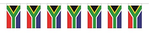 Preisvergleich Produktbild partydiscount24 Fahnenkette Südafrika 5 m