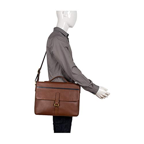 Hidesign Tan M Blue 11 inch Hardsided Briefcase (HIDESIGN BRIEF CASE