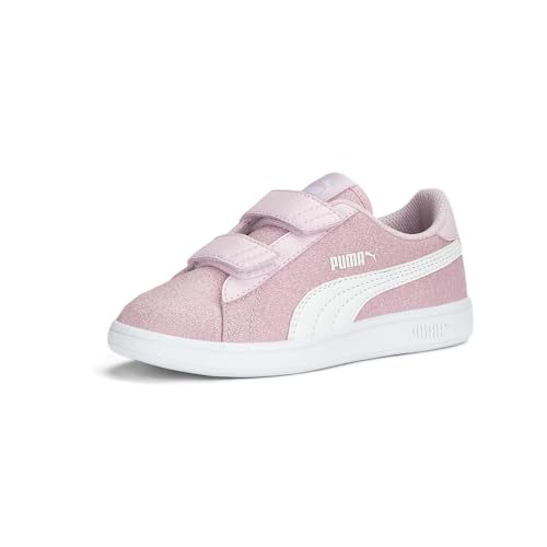 PUMA Kids Girls Smash V2 Glitz Glam V Slip On Sneakers Shoes Casual - Pink2