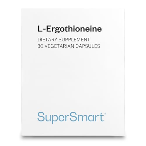 Supersmart L-Ergothioneine Supplement 5mg per Day (Advanced Antioxidant) | Non-GMO - 30 Vegetarian Capsules