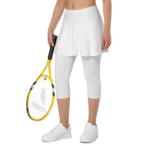 Image of ANIVIVO Skirted Legging for Women, Yoga Legging with Skirts &Women Tennis Leggings Clothes Pockets