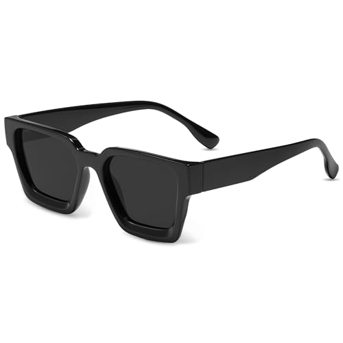 livho Rectangle Polarized Sunglasses Trendy for Women Men Retro Sun Glasses for Women Men 2025 Oversized UV Protection Shades