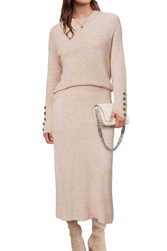 Arach&Cloz Women's 2 Piece Skirts Sets 2025 Fall Outfits Business