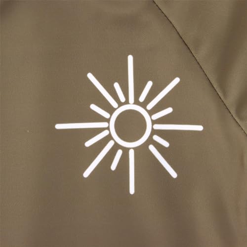 MODNTOGA Baby Boy Girl Swimwear 2Pcs Long Sleeve Swim Bathing Suit Set Toddler Kids Funny Sun Graphic Swimsuits Beach Wear4