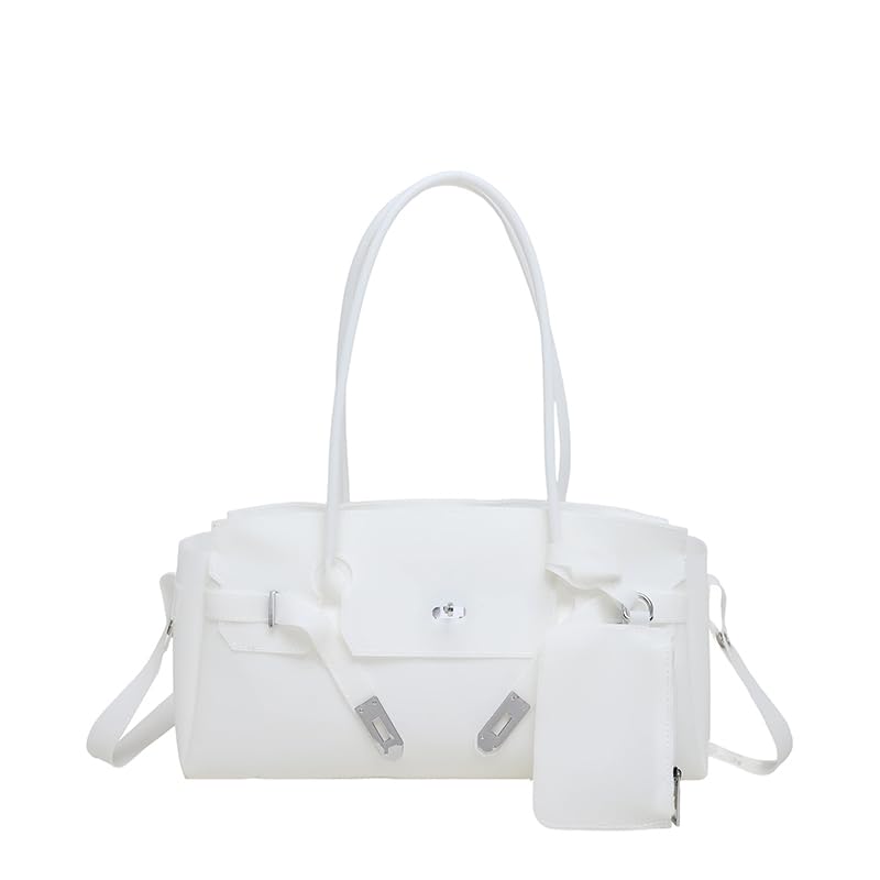 Jelly Tote Bag PVC Shoulder Bag Y2K Handbag with Zipper Closure Matte Finish Beach bag for Vacation