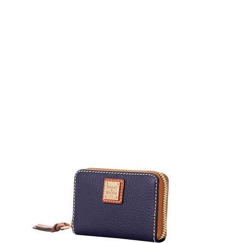 Dooney & Bourke Wallet, Pebble Grain Large Zip Around Credit Card Case Wallet - Blue2
