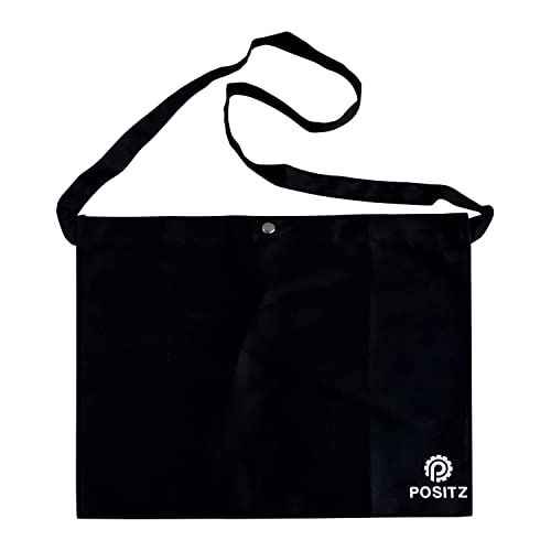 Positz Black Cycling Musette Feed Bag for Commuting Bikes