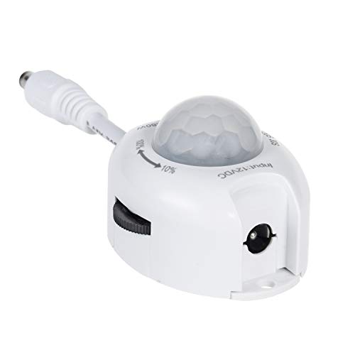 Maclean MCE242 Infrared Motion Detector Automatic Light Switch For LED Strips Max. 60W Detection Range 120 ° To 10m With Twilight Sensor Function Day/Night Detection - Image 2