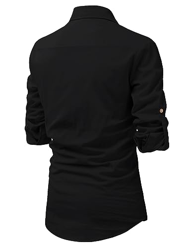 Image of Vida Loca Men Cotton Full Sleeve Casual Spread Collor Slim Fit Short Kurta for Men and Boys (Pack of 2)