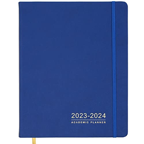Global Printed Products Ay 2023-2024 Weekly Monthly Planner 8"X10": 14 Months June 2023 - July 2024 (Blue) #TOP24