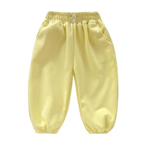 Girls Baggy Sweatpants for Kids Straight Wide Leg Joggers Sweat Pants Elastic Waist Button Athletic Fall Trousers3