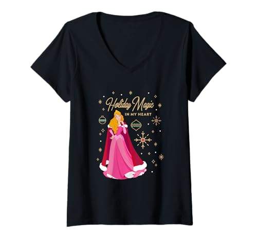 T-shirt Aurore Disney femme haut parfait pour les vacances de Noël