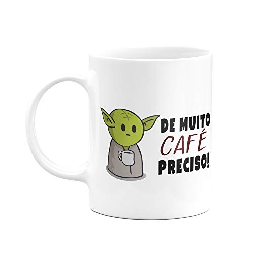 Caneca Geek MiniOda - De muito café preciso