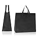 Simply Cool 50 Pack Black Reusable Eco-Friendly Grocery Shopping Bags 12.6