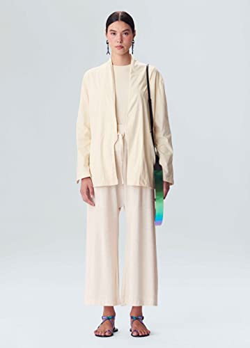 Blazer Fem Washed-Areia